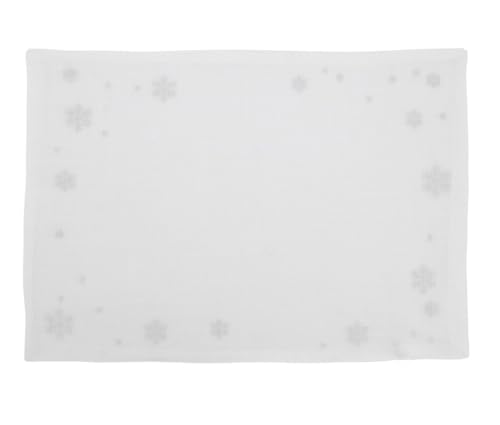 Gold Snowflake Placemats & Cloth Napkins — Sets of 4
