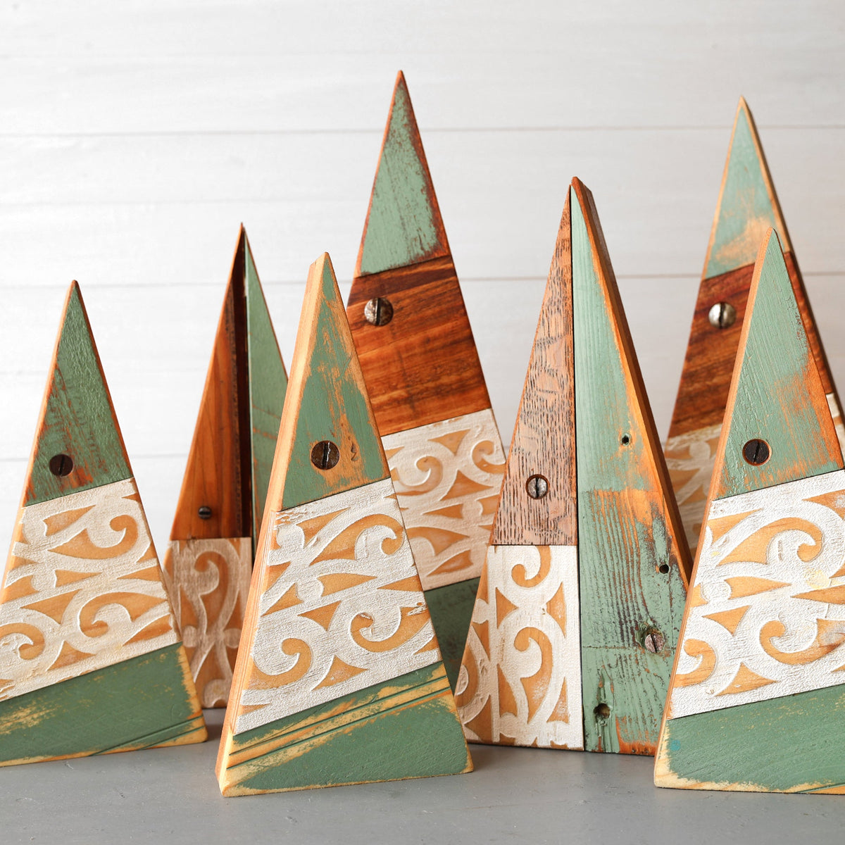 Reclaimed Wooden Christmas Trees