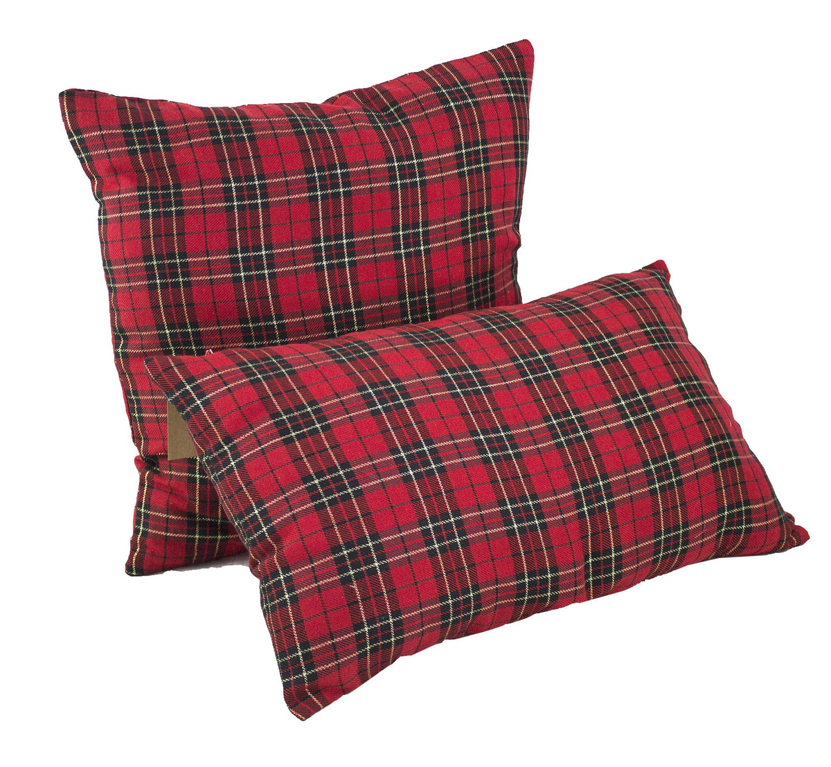 Fennco Styles Holiday Tartan Plaid Dazzle Christmas Decorative Throw Pillow
